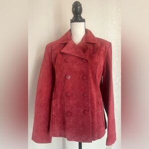 J. Marco Suede Leather Jacket Washable